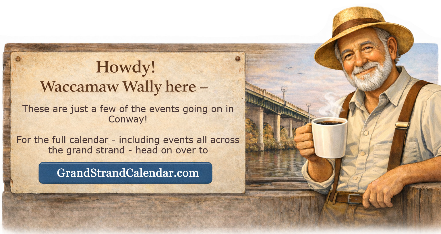 GrandStrandCalendar.com - will open new window to The Grand Strand Calendar